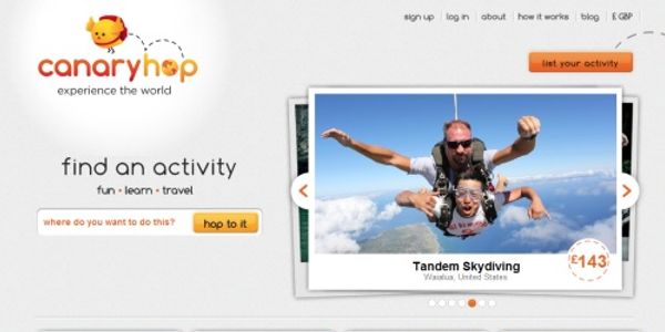 CanaryHop latest to enter burgeoning tour and activity sector with consumer marketplace