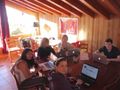Gandhi would be proud - ski chalet hosts barricade in for peaceful and social media-led protest
