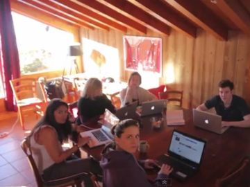 Gandhi would be proud - ski chalet hosts barricade in for peaceful and social media-led protest