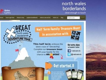 North Wales Borderlands marries old and new with tourism geocaching promotion