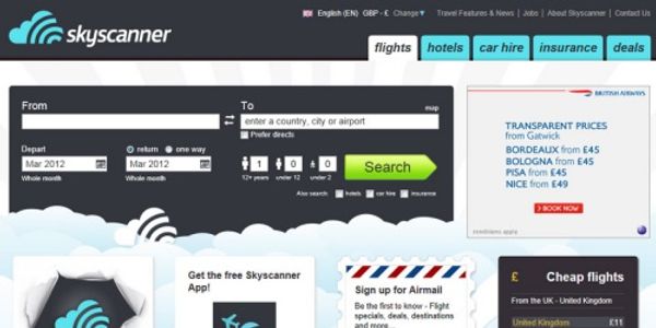 Skyscanner undertakes major redesign of website and app, first branding switch since 2001