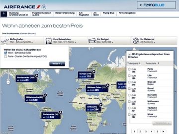 Air France-KLM first up for Google-driven Affinity Search inspiration tool