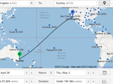 Google Flight Search adds global routes and first online travel agency links