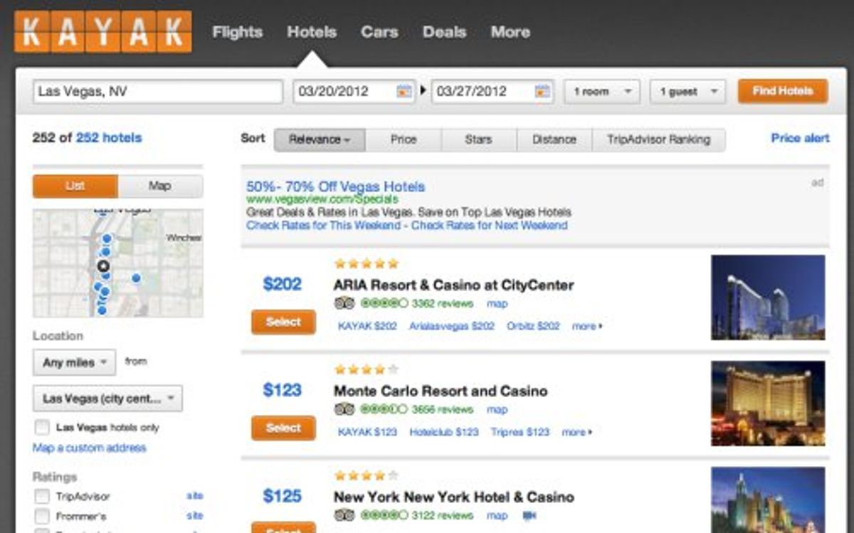 Kayak updates IPO filing, boosts hotel revenue 40 and likes those Bing