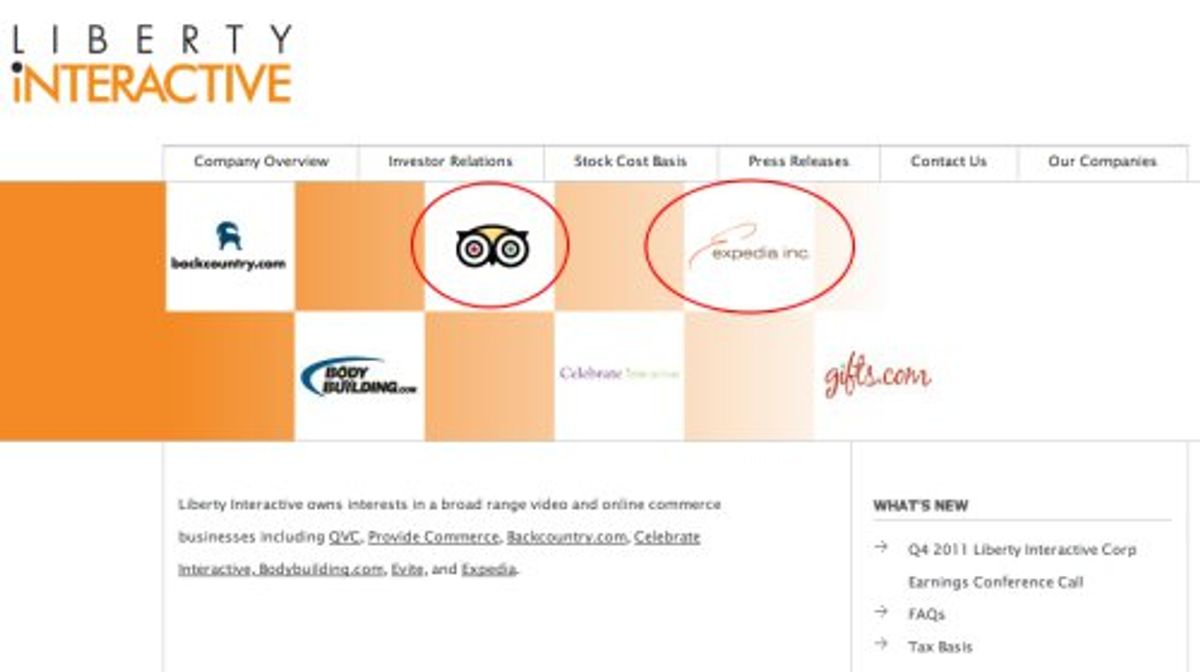 Liberty Interactive to sell 12M shares in Expedia, but what about