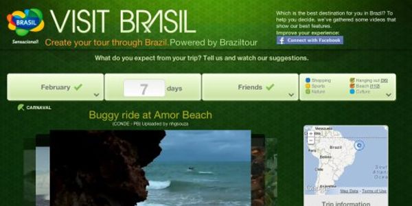 Trip planning by video -- Brazil takes vacation research to YouTube and mobile game