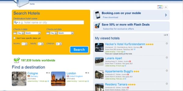Booking.com view from the top - new CEO on Big Data, social, flash sales and Google