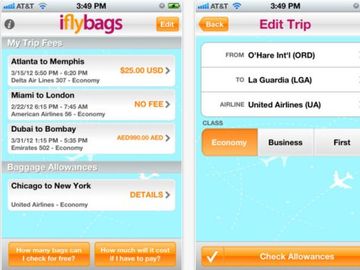 Iflybags goes mobile with iPhone app for baggage fee calculations
