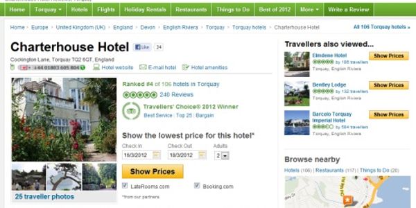 TripAdvisor launches rating display, suspends it after five days amid complaints from hotels