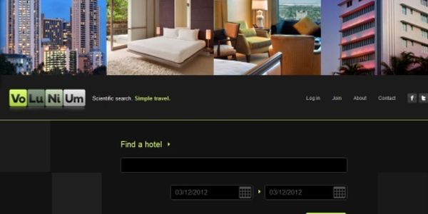 VoLuNiUm applies science and logic to the world of hotel search