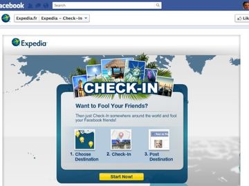 A wrench in social graph? Expedia Facebook app delivers check-ins to fool your friends