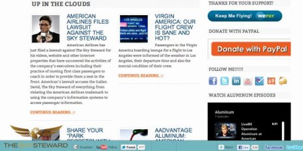 American Airlines sues blogging ex-employee and alleged moles