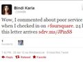 See, hotels do sometimes monitor consumer rants on social media - even FourSquare