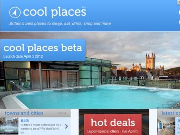 Cool Places wants to bring deals, reviews and content to UK visitors