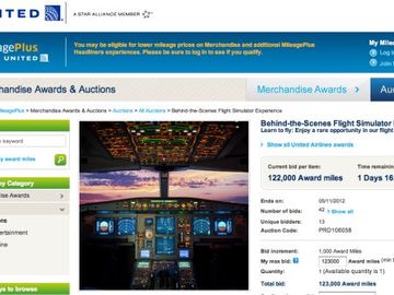 Simulated flash sale for aviation geeks