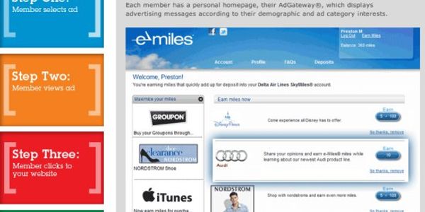Earn Southwest Airlines rewards by watching advertisements