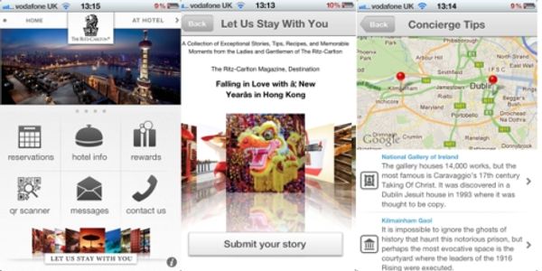 Ritz-Carlton bungs as much tech as possible into new mobile application