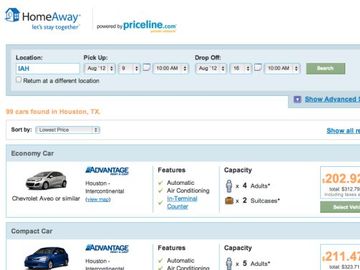 HomeAway expands into airline tickets and car rentals from Priceline
