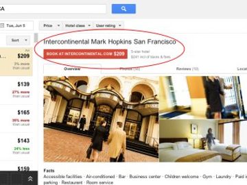 Google launches AdWords-like Promoted Hotels