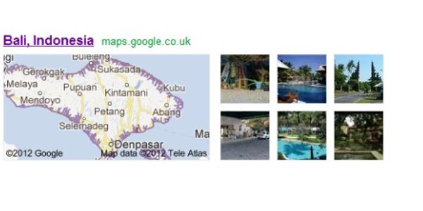 Madness of search engine results in travel - The Bali Edition