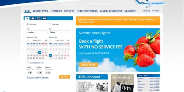 Estonian Air lets passengers peek and seat via Let Me Think Facebook integration
