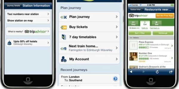 TripAdvisor pushes reviews and destination content search to mobile rail users
