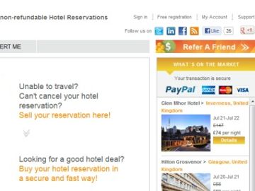 Cancelon claims pioneering position in marketplace for unused hotel reservations