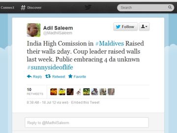 Maldives twitter campaign turns sour as human rights protesters air discontent