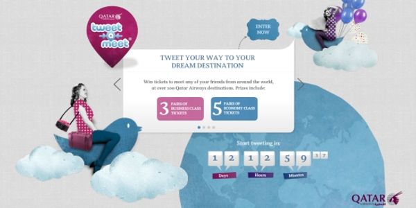 Qatar Airways takes globetrotting route with Tweet a Meet campaign