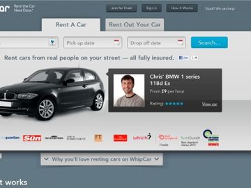 WhipCar wants you to love your neighbour and borrow their car