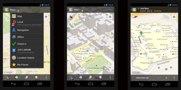 Google Maps (for Android) integrates schedules for 1 million public transit stops worldwide