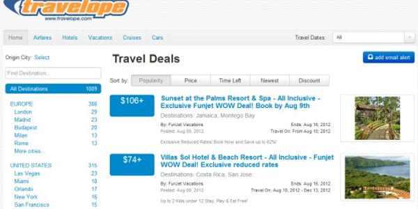 Travelope brings every travel deal under one roof