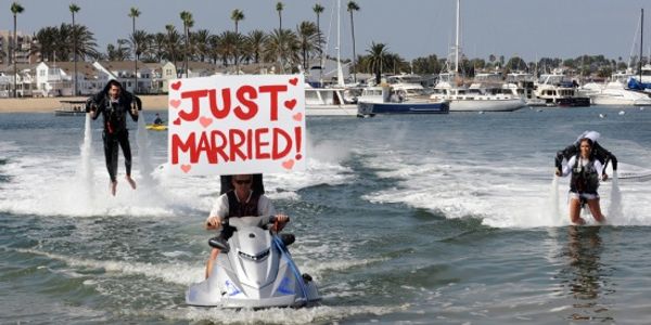 Zozi and the first Jetpack wedding ceremony in the world [VIDEO]