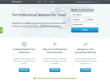 3BaysOver connects travel industry with dedicated professional network