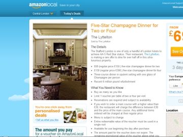 Amazon brings local deals to the UK, first stop London