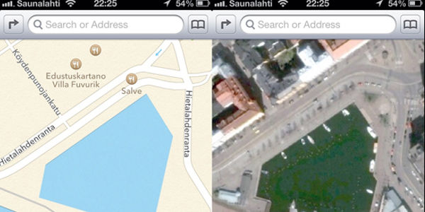 Apple admits to falling short on its Maps app