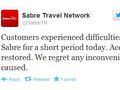 Sabre latest to suffer reservation system outage, major airlines and hotel GDS hit