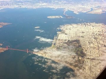 The buzz of San Francisco Bay, taking off the rose-tinted specs, and seeing the Space Shuttle