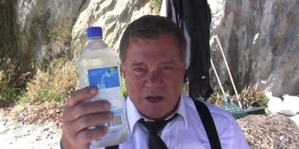 William Shatner explains Priceline return: Pretty girls with water bottles. Oh, and the people are nice