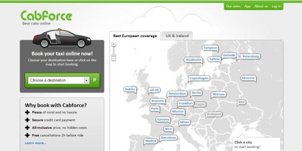 Cabforce looks to drive down cost of taxis across Europe via pre-booked model