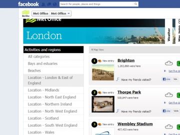 Activities, social graph and the weather combined in new Facebook service