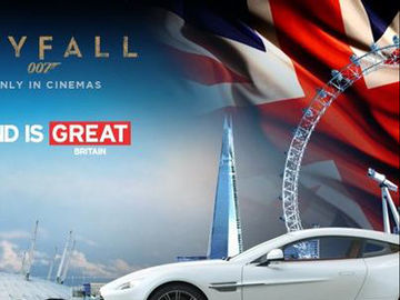 VisitBritain wants you to share its Bond-themed contest as much as Adele's Skyfall video
