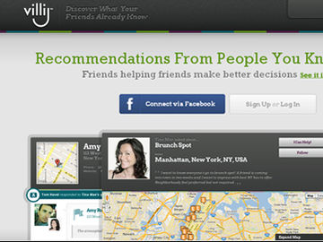 Villij, a tool for friend-sourcing recommendations, talks business
