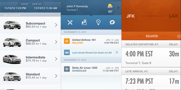 GateGuru iPhone app adds same-day booking for car rentals and TripIt-like itinerary management