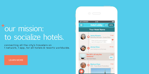 Socializing hotels becomes call-to-arms for LobbyFriend