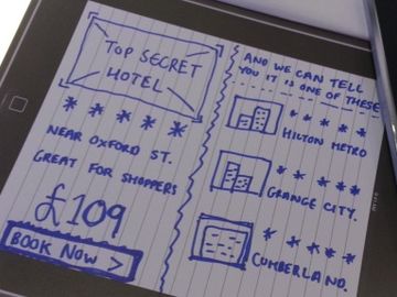 Up close and personal, Lastminute.com descends on a London hotel to test out tech with guests