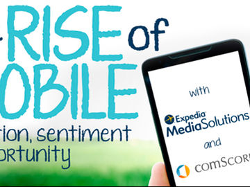 Tablet usage is driving mobile travel bookings, says a survey by Expedia and Comscore