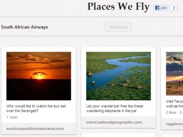 Beyond the recipes and cats, how airlines and airports can also use Pinterest