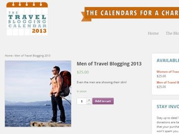 Oh my goodness - Men of Travel Blogging Calendar for 2013 [women version also available]