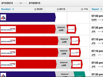 WhichAirline reboots with Hipmunk-style visual flight search
